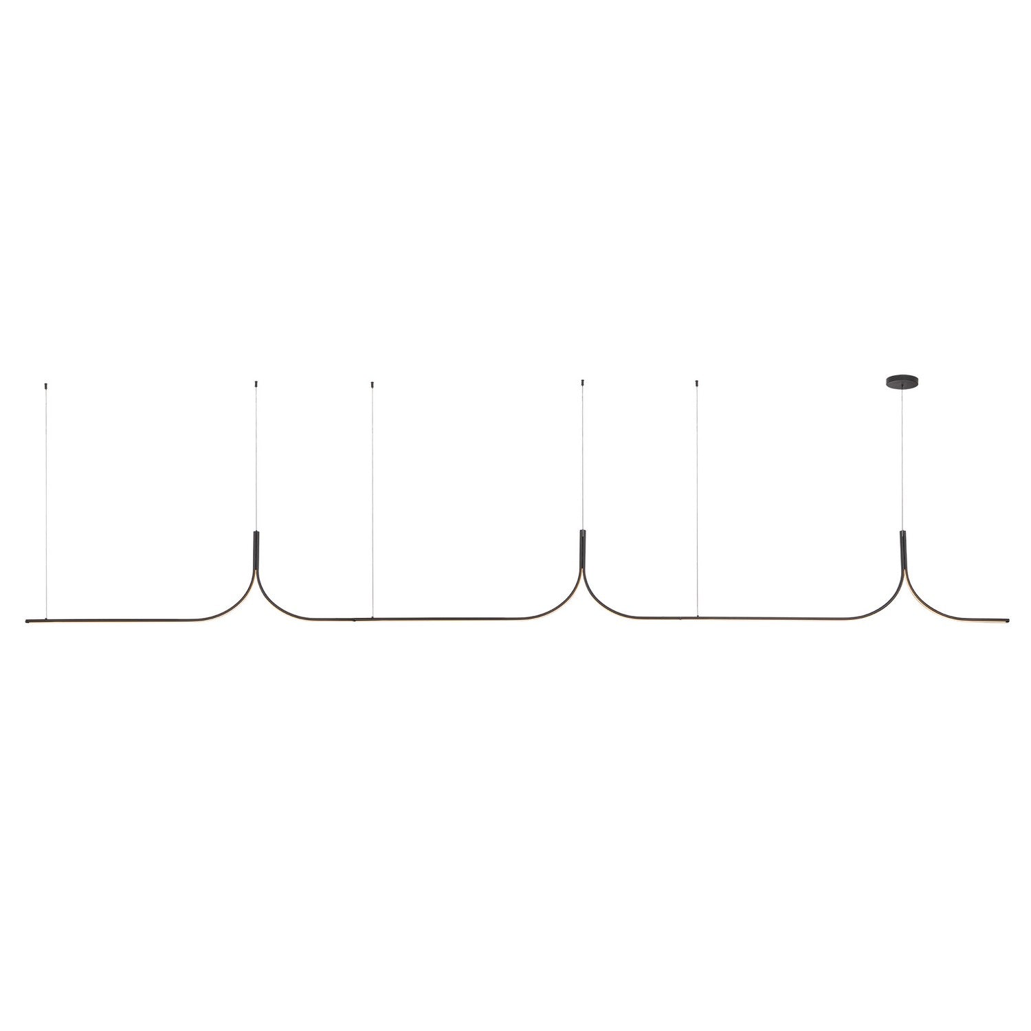 Kuzco Canada - LP17915-BK-UNV-010-RT - LED Linear Pendant - Thread - Black