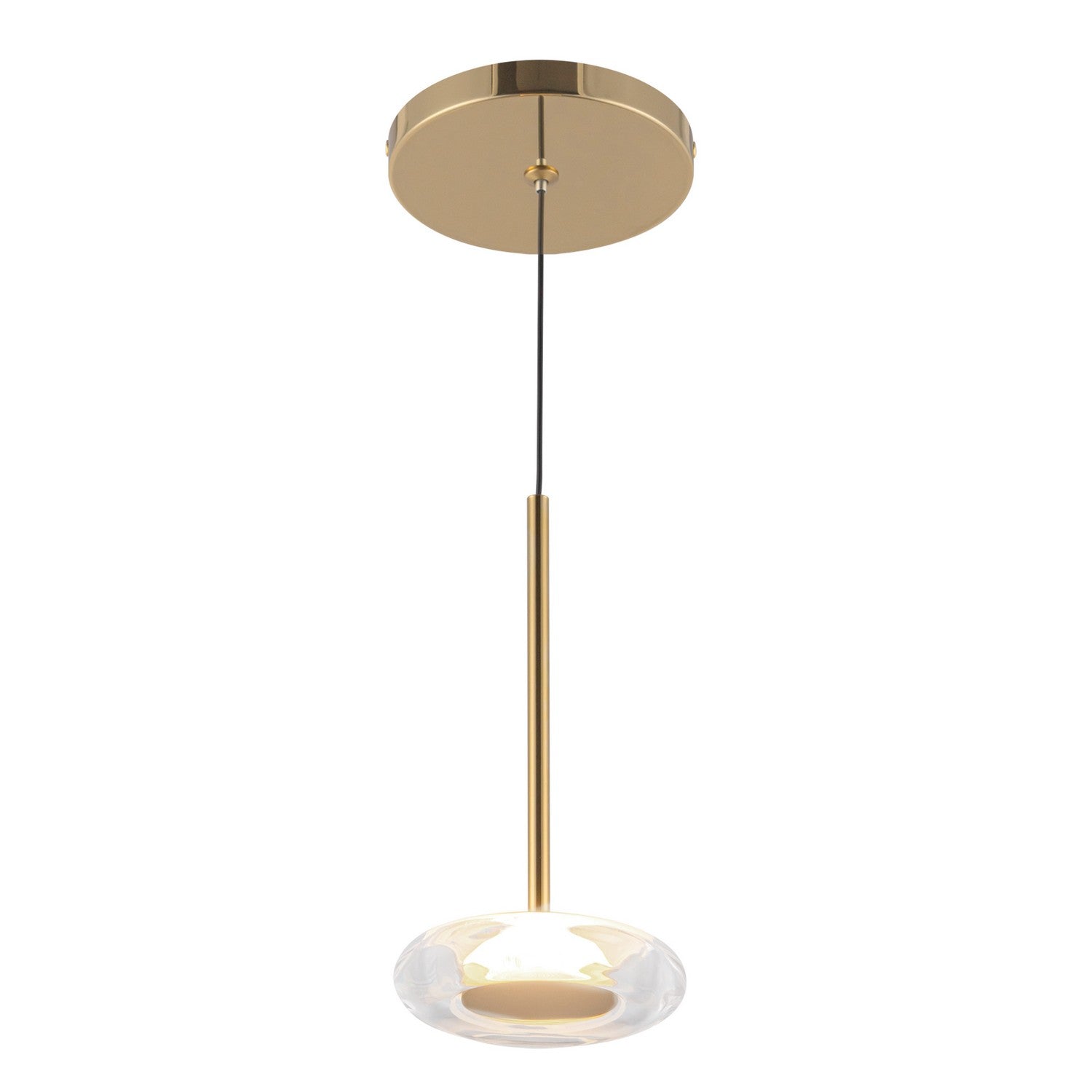 Kuzco Canada - PD97204-MRB/CL - LED Pendant - Stephord - Metallic Brass/Clear Glass