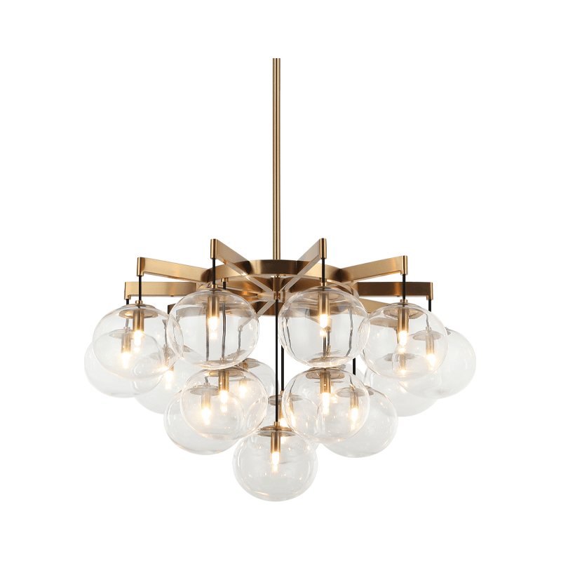 Matteo Lighting - Bulbus LED Chandelier - C38116AG - Canada Light Shop