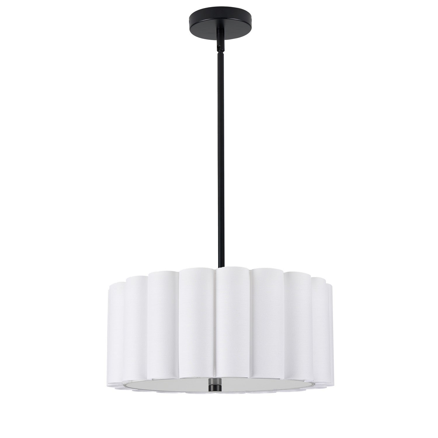Dainolite Canada - PCA-163P-MB-WH - Three Light Pendant - Pacifica - White