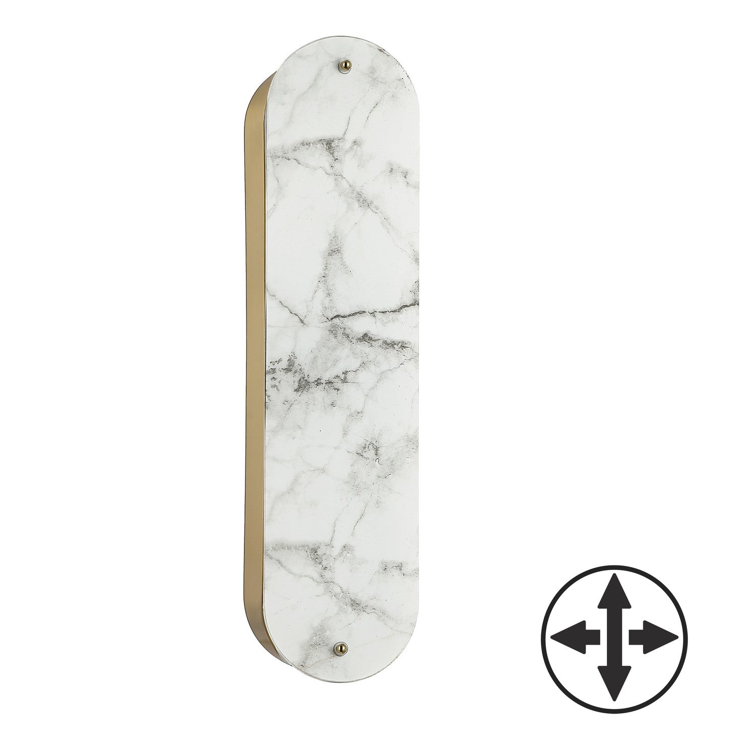 Dainolite Canada - PSC-202W-AGB - Two Light Wall Sconce - Pascal - Alabaster