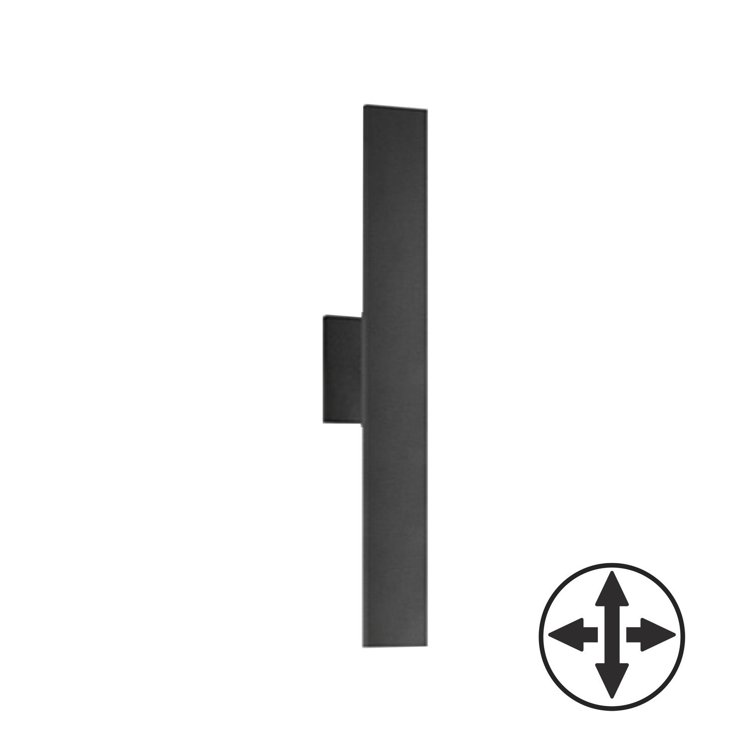 Dainolite Canada - WEA-2423LEDW-MB - One Light Wall Sconce - Wheatherly - Matte Black