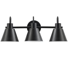 Dainolite Canada - WES-203W-MB - Three Light Vanity - Westley - Matte Black