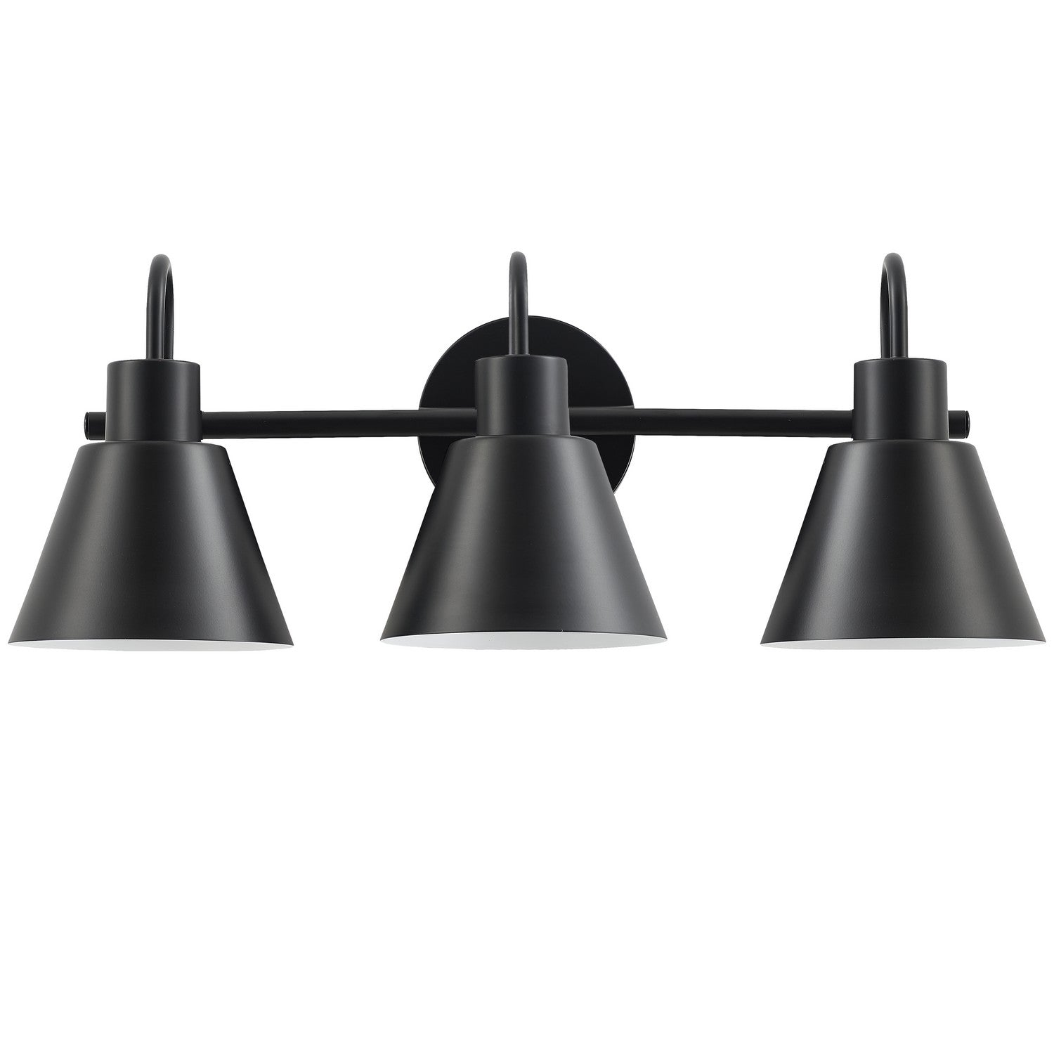 Dainolite Canada - WES-203W-MB - Three Light Vanity - Westley - Matte Black