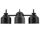 Dainolite Canada - WRG-213W-MB - Three Light Vanity - Wrigley - Matte Black
