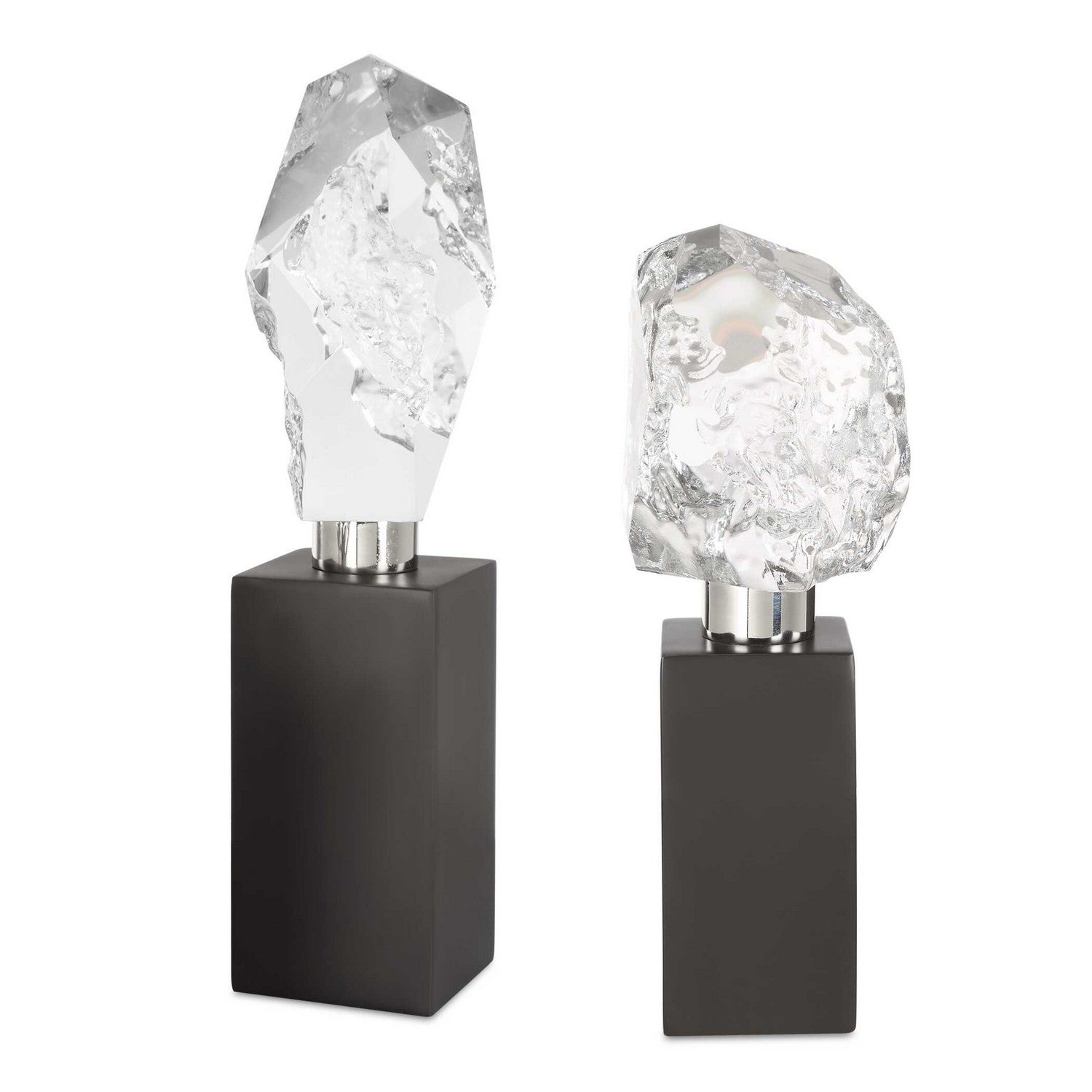 Uttermost - 18270 - Sculpture - Crystal Peak - Black