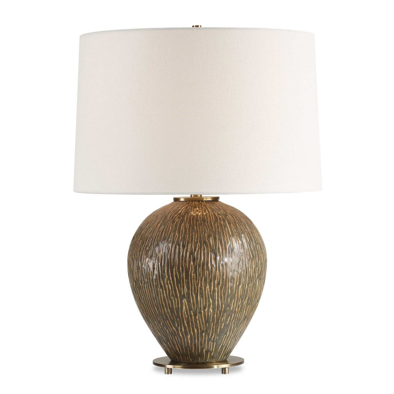 Uttermost - 30447 - One Light Table Lamp - Rya - Antique Brass