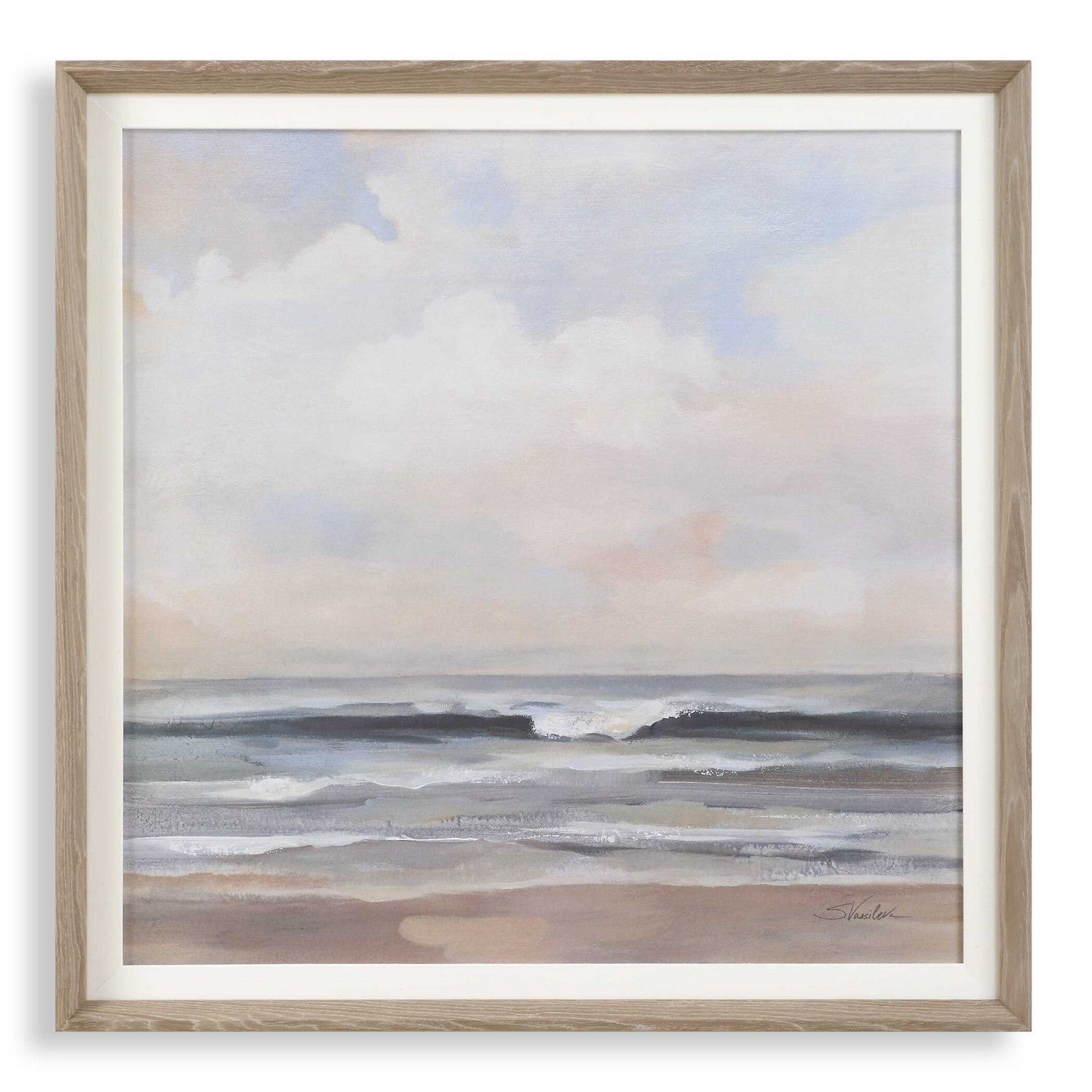 Uttermost - 32429 - Framed Print - Haze - Gray Washed Pine