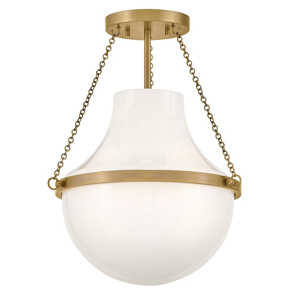 Hinkley Canada - 46891HB - LED Semi-Flush Mount - Collins - Heritage Brass