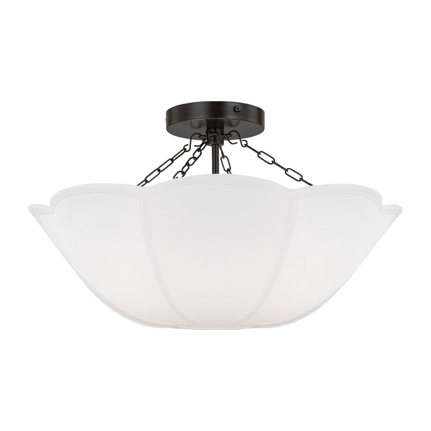Visual Comfort Studio Canada - AF1212AI - Two Light Semi Flush Mount - Stassi - Aged Iron