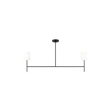Visual Comfort Studio Canada - BC1012MBK - Two Light Linear Chandelier - Key - Midnight Black