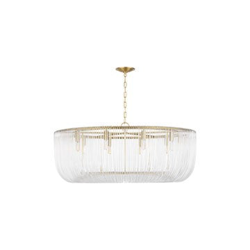Visual Comfort Studio Canada - CP14710BBS - Ten Light Pendant - Pierce - Burnished Brass