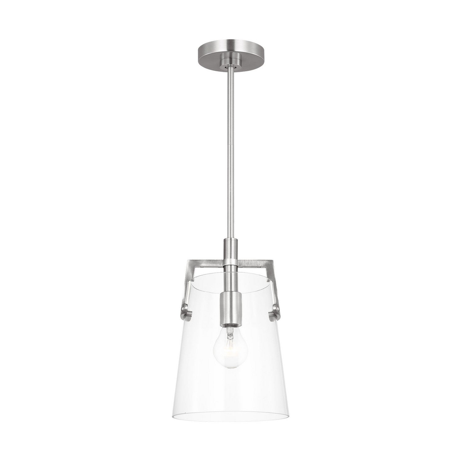 Visual Comfort Studio Canada - DJP1261BS - One Light Pendant - Crofton - Brushed Nickel