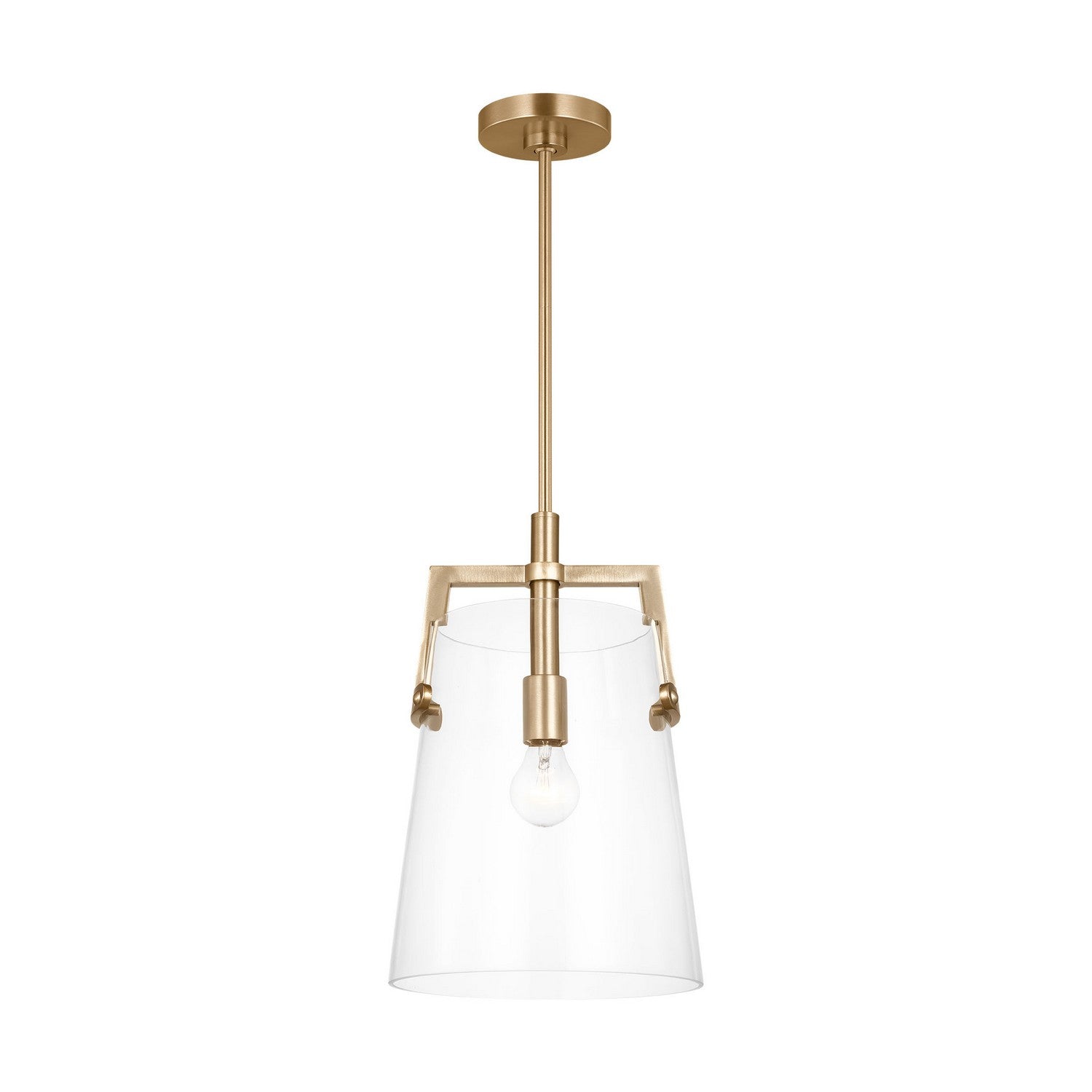 Visual Comfort Studio Canada - DJP1271SB - One Light Pendant - Crofton - Satin Brass
