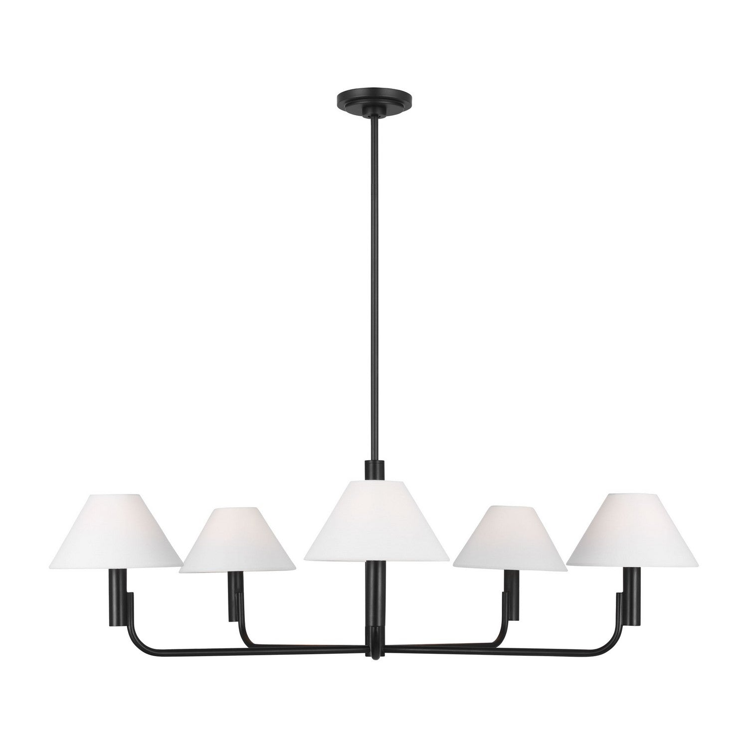 Visual Comfort Studio Canada - SLC1005AI - Five Light Chandelier - Colfax - Aged Iron