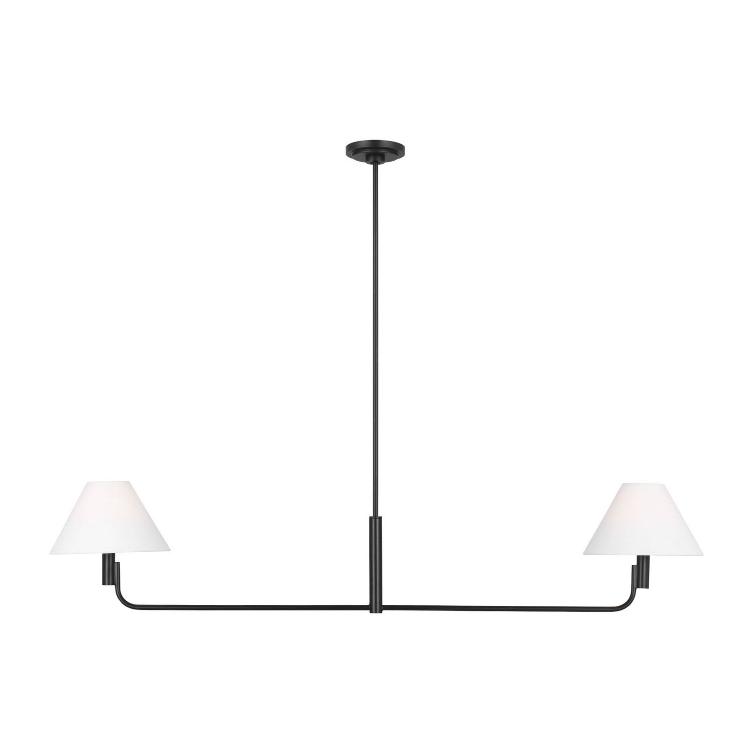 Visual Comfort Studio Canada - SLC1022AI - Two Light Linear Chandelier - Colfax - Aged Iron