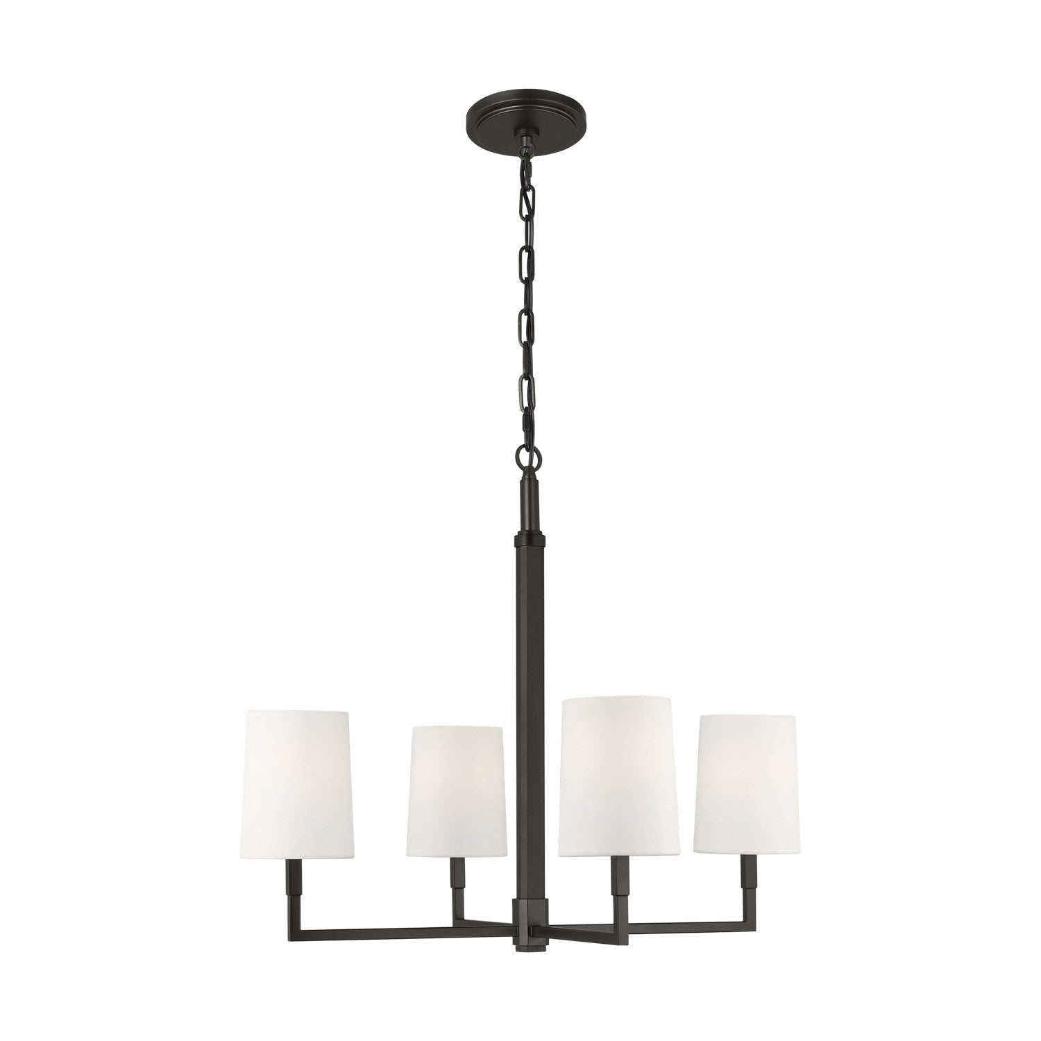 Visual Comfort Studio Canada - TC1194AI - Four Light Chandelier - Danica - Aged Iron