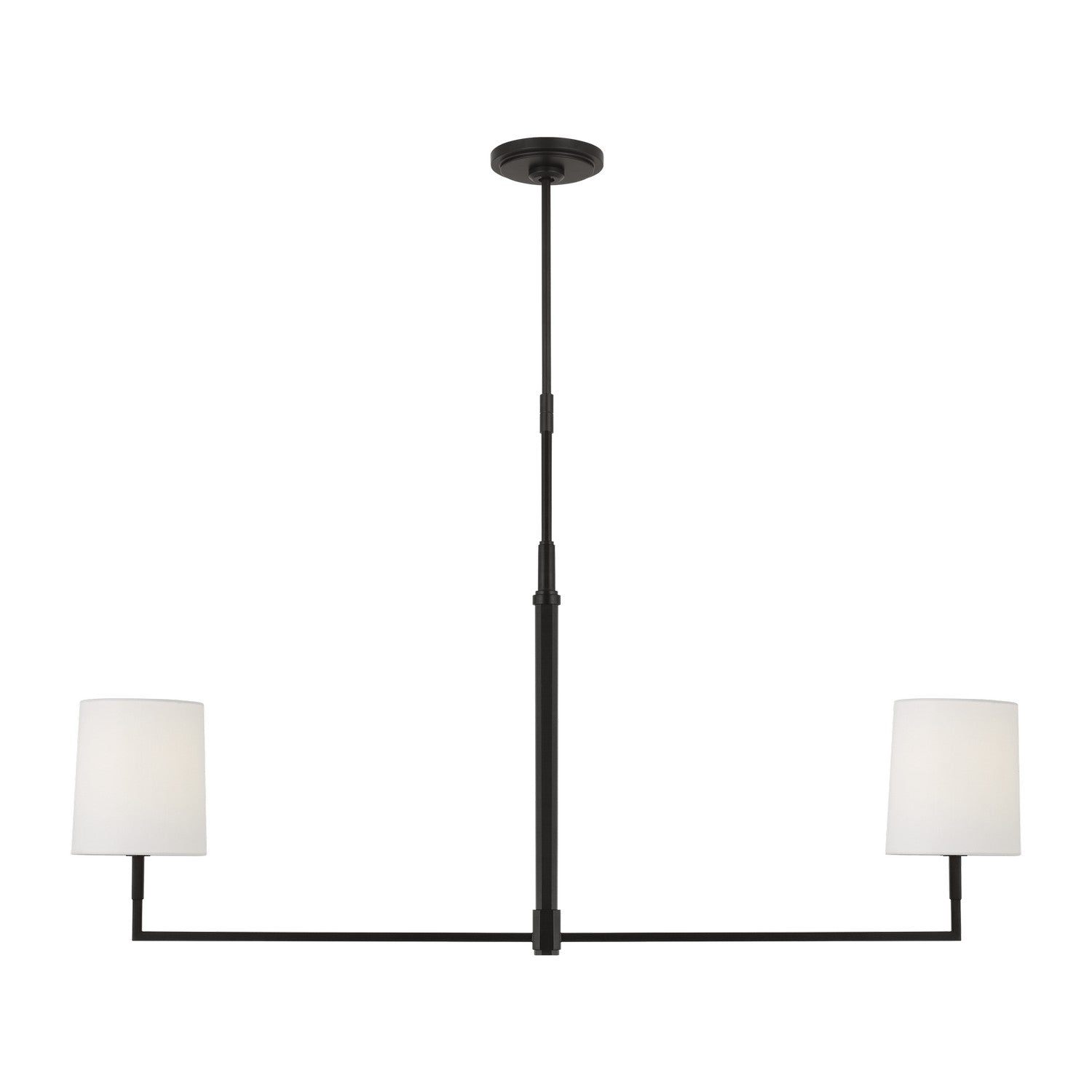 Visual Comfort Studio Canada - TC1212AI - Two Light Linear Chandelier - Danica - Aged Iron