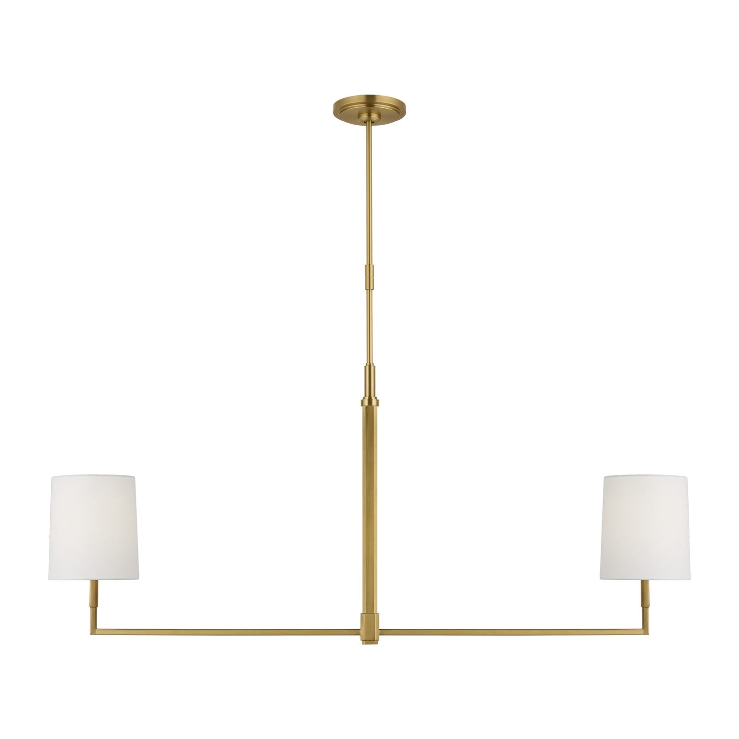 Visual Comfort Studio Canada - TC1212BBS - Two Light Linear Chandelier - Danica - Burnished Brass