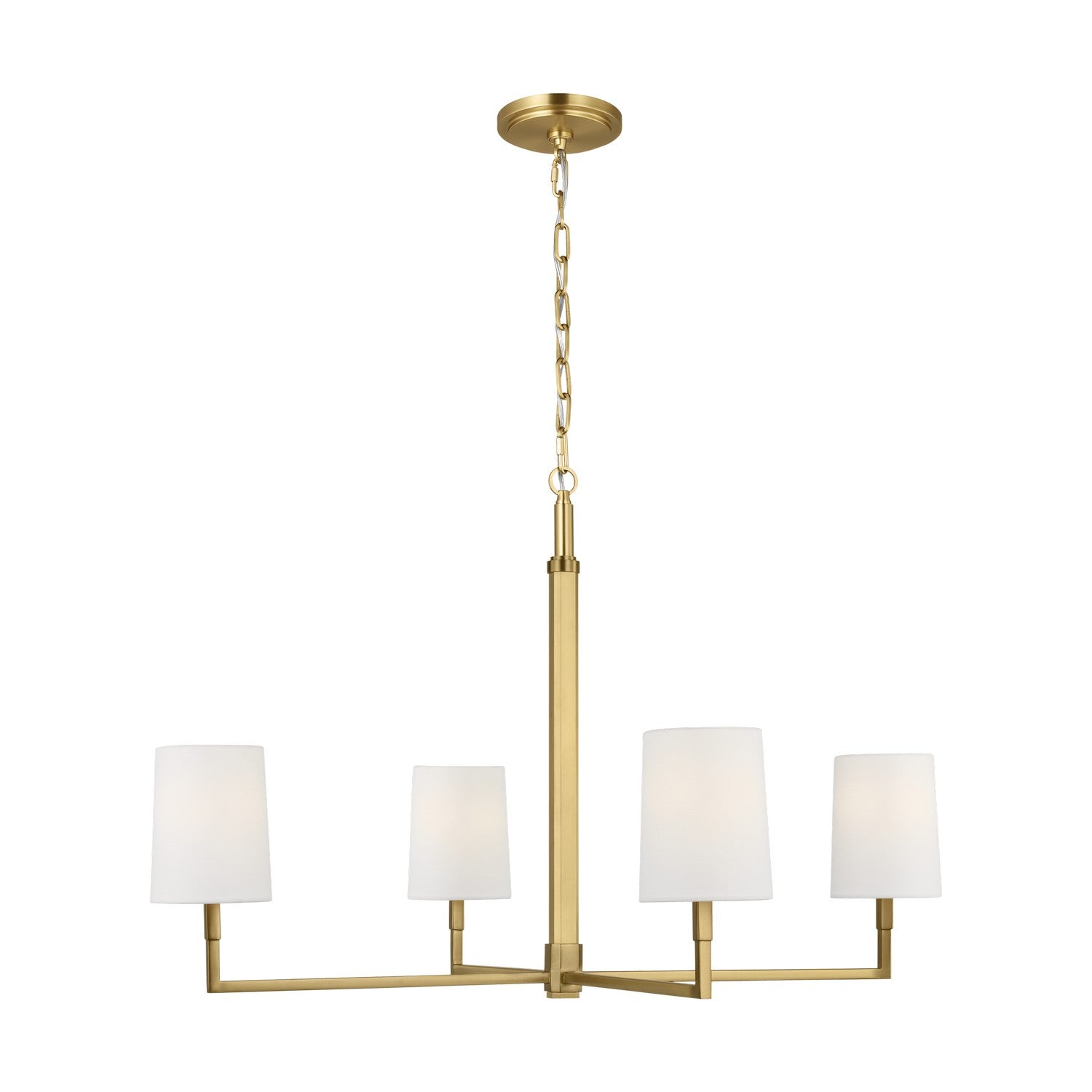 Visual Comfort Studio Canada - TC1224BBS - Four Light Chandelier - Danica - Burnished Brass
