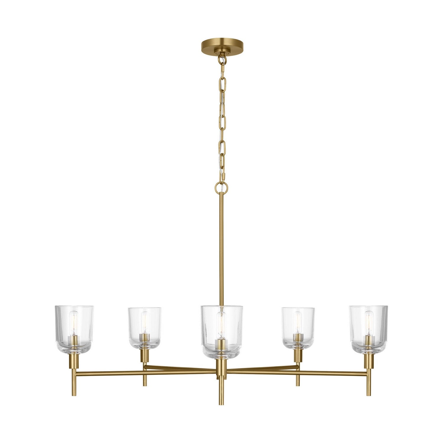 Visual Comfort Studio Canada - TFC1135BBS - Five Light Chandelier - Hartley - Burnished Brass