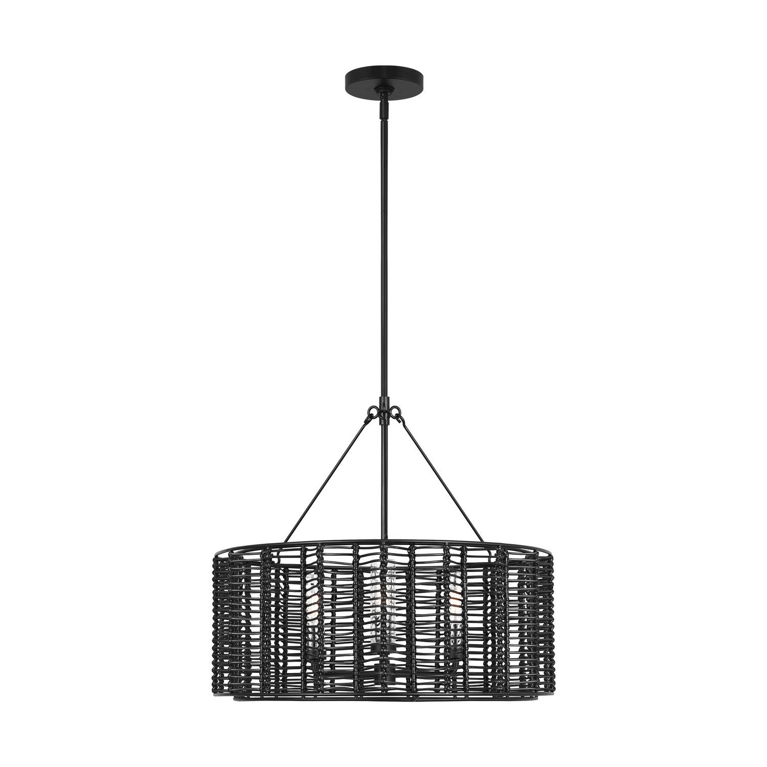 Visual Comfort Studio Canada - TFC1163MBK - Three Light Chandelier - Winslow - Midnight Black