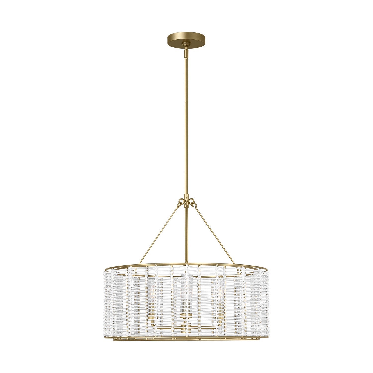 Visual Comfort Studio Canada - TFC1163PCB - Three Light Chandelier - Winslow - Powder-Coated Brass
