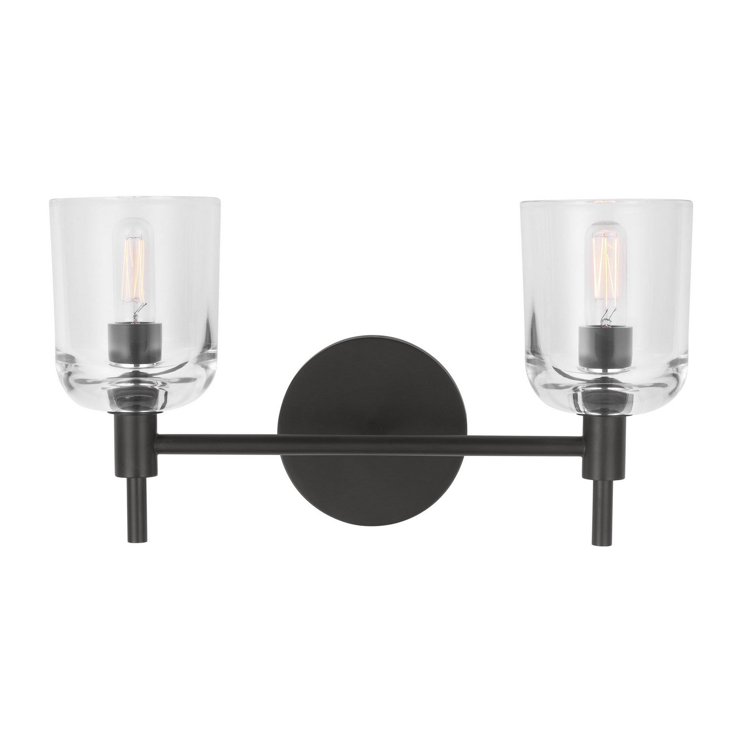 Visual Comfort Studio Canada - TFV1002AI - Two Light Vanity - Hartley - Aged Iron