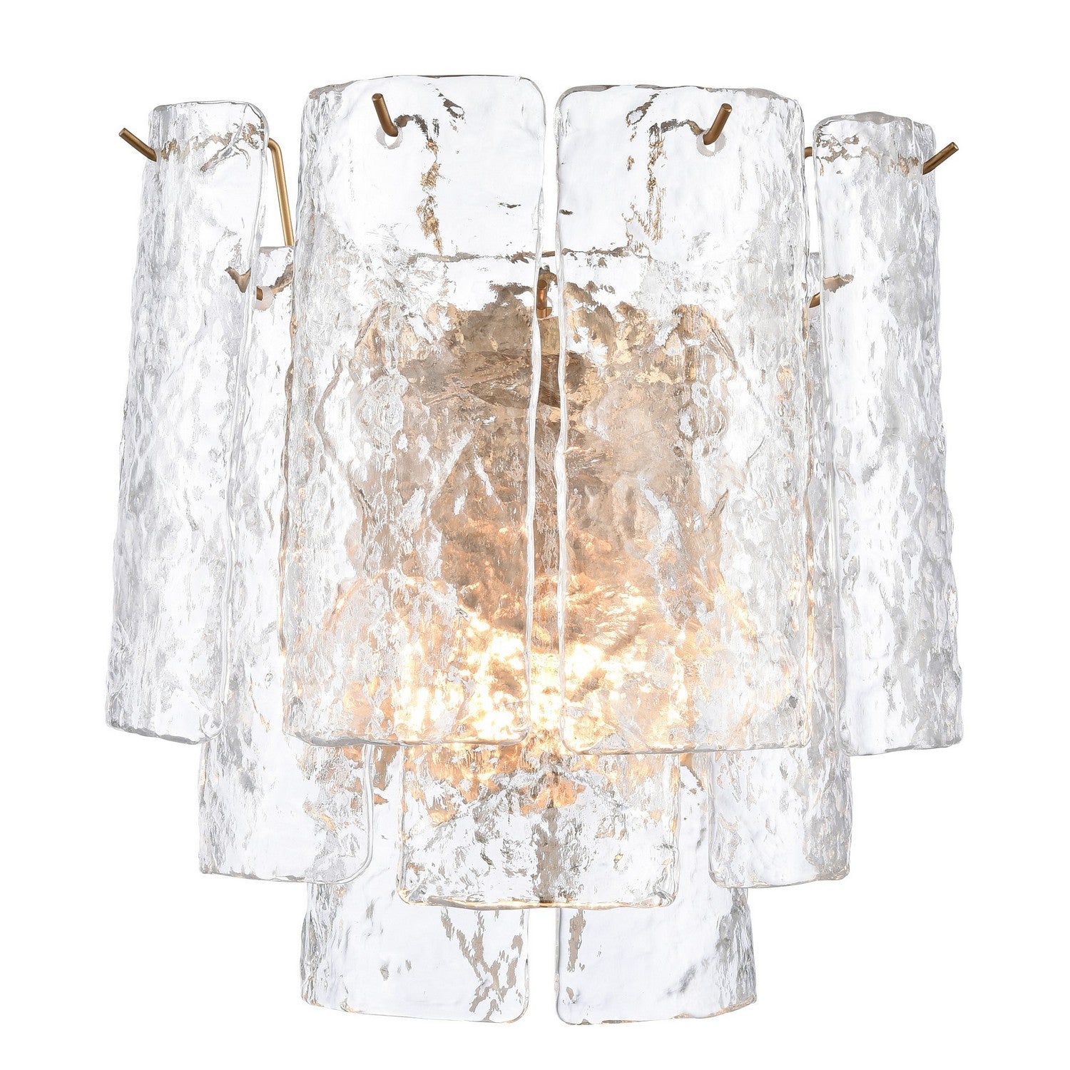 Arabela Lighting - 85164-2 - Two Light Wall Sconce - Fire and Ice - Lacquered Gold