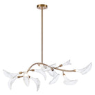 Arabela Lighting - 85191-11 - LED Linear Chandelier - Calla - Natural Brass
