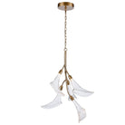 Arabela Lighting - 85193-5 - LED Chandelier - Calla - Natural Brass