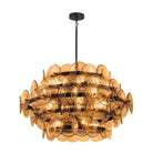 Maxim - 21825AMGM - 12 Light Chandelier - Loren - Gunmetal