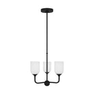 Generation Lighting Canada - GLC1073EN3/MBK - Three Light Chandelier - Emile - Midnight Black