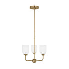 Generation Lighting Canada - GLC1073EN3/SB - Three Light Chandelier - Emile - Satin Bronze