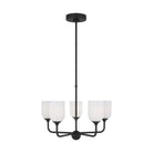 Generation Lighting Canada - GLC1085EN3/MBK - Five Light Chandelier - Emile - Midnight Black