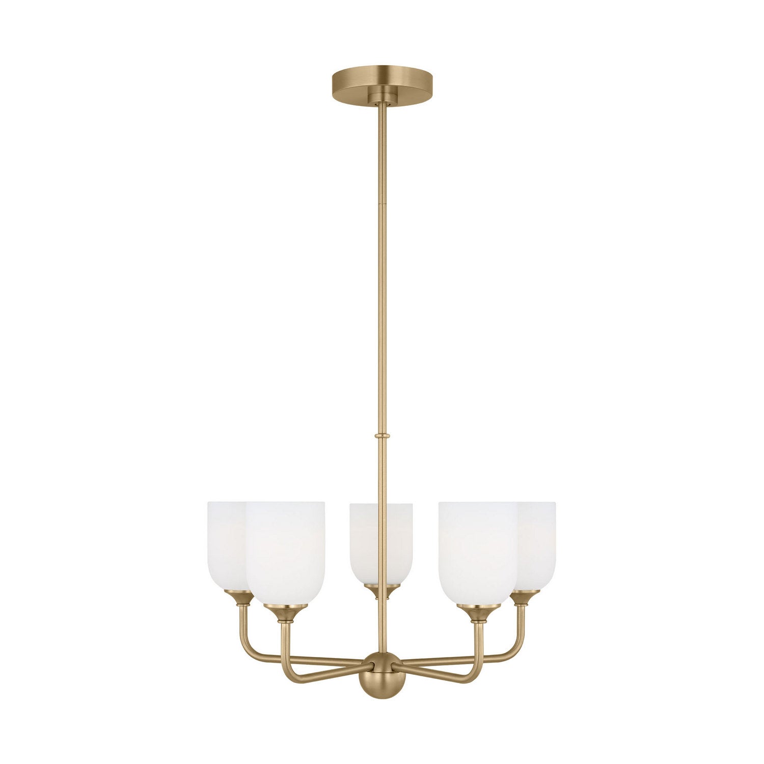 Generation Lighting Canada - GLC1085EN3/SB - Five Light Chandelier - Emile - Satin Bronze
