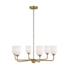Generation Lighting Canada - GLC1096EN3/SB - Six Light Chandelier - Emile - Satin Bronze