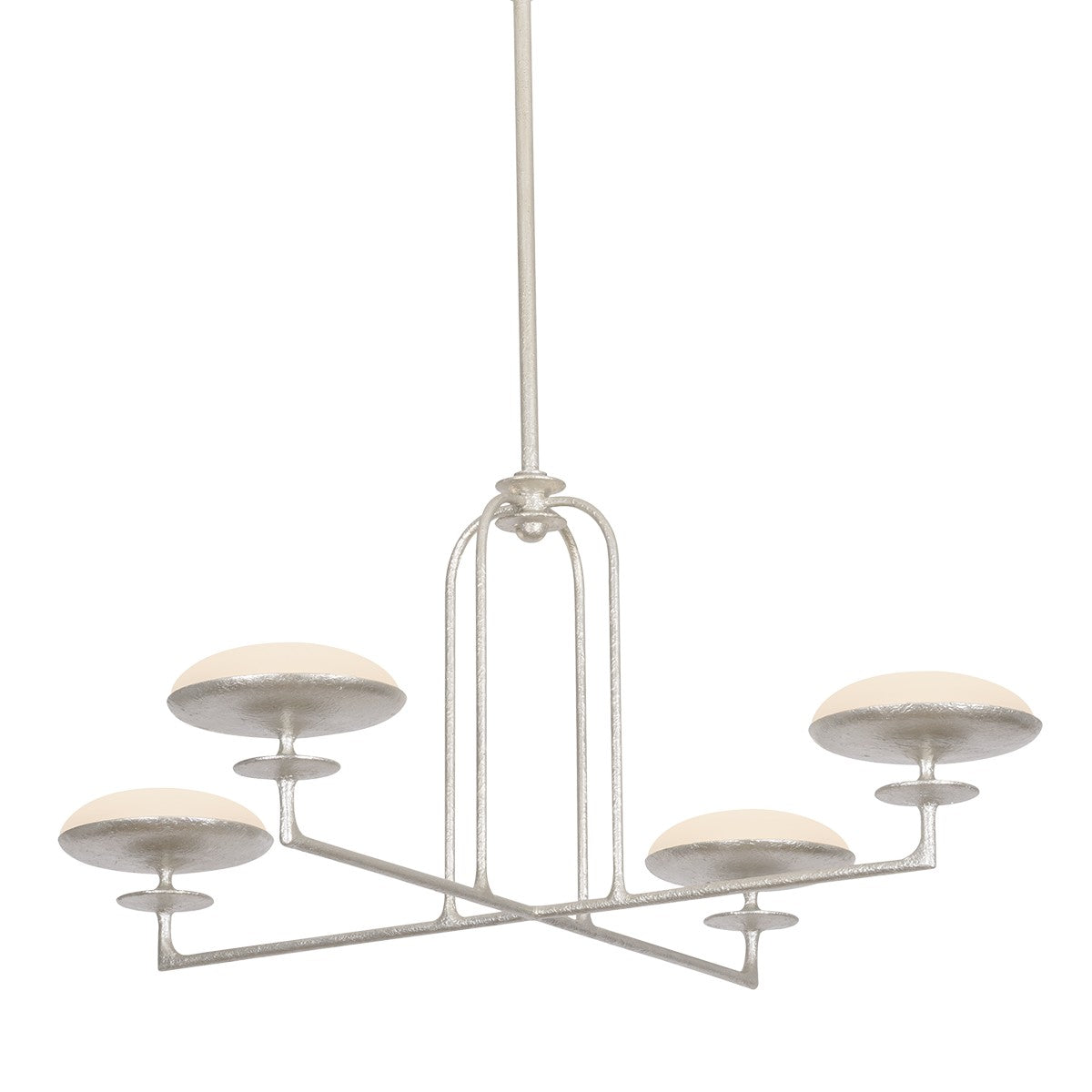 Troy Lighting Canada - F2139-WSL - LED Chandelier - Pacific - Warm Silver Leaf