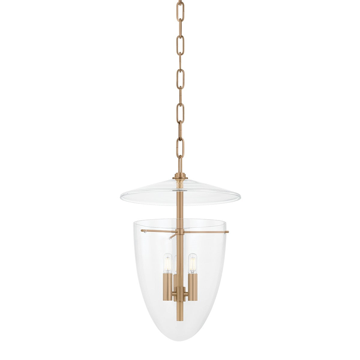 Troy Lighting Canada - F4414-PBR - Three Light Lantern - Tully - Patina Brass