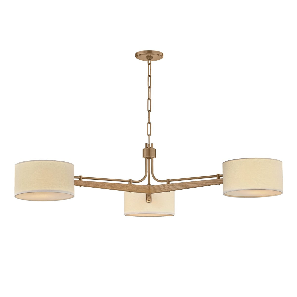 Troy Lighting Canada - F5650-PBR - Three Light Chandelier - Mailo - Patina Brass