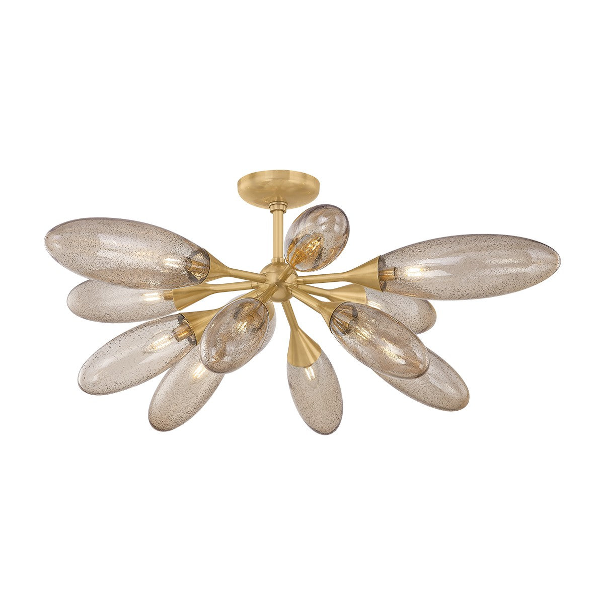 Corbett Lighting Canada - 497-12-VB - 12 Light Semi Flush Mount - Cordoba - Vintage Brass
