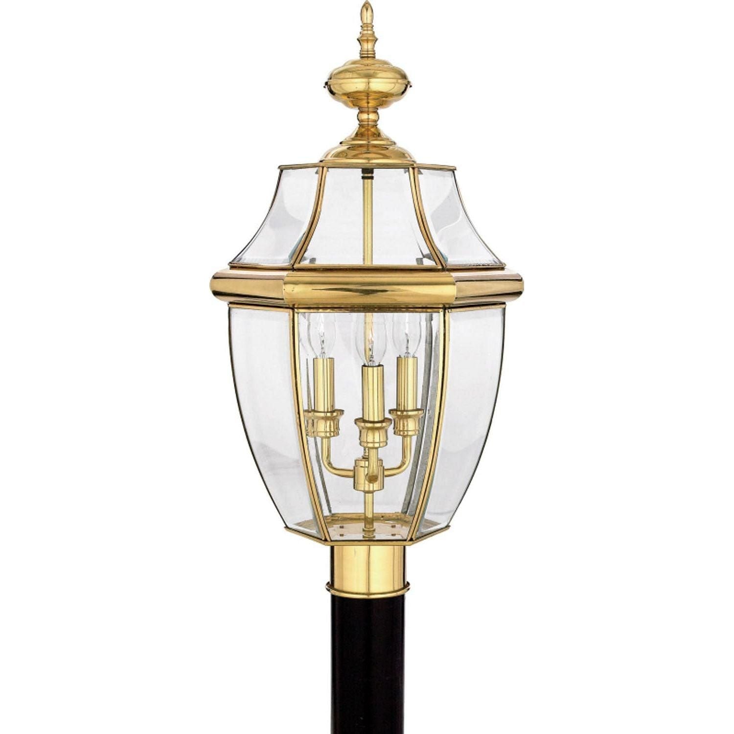 Quoizel - Newbury Outdoor Post Lantern - NY9043B - Canada Light Shop