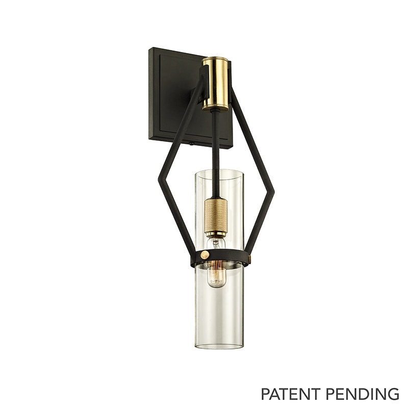 Troy Lighting Canada - B6311-TBZ/BBA - One Light Wall Sconce - Raef - Textured Bronze Brushed Brass
