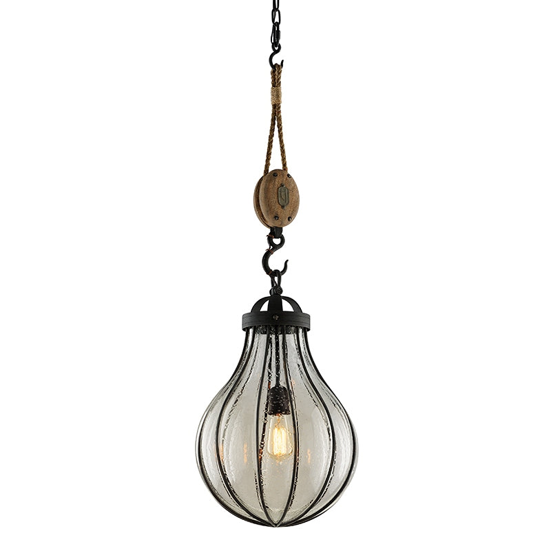 Troy Lighting Canada - F4905-FOR - One Light Pendant - Murphy - Forged Iron