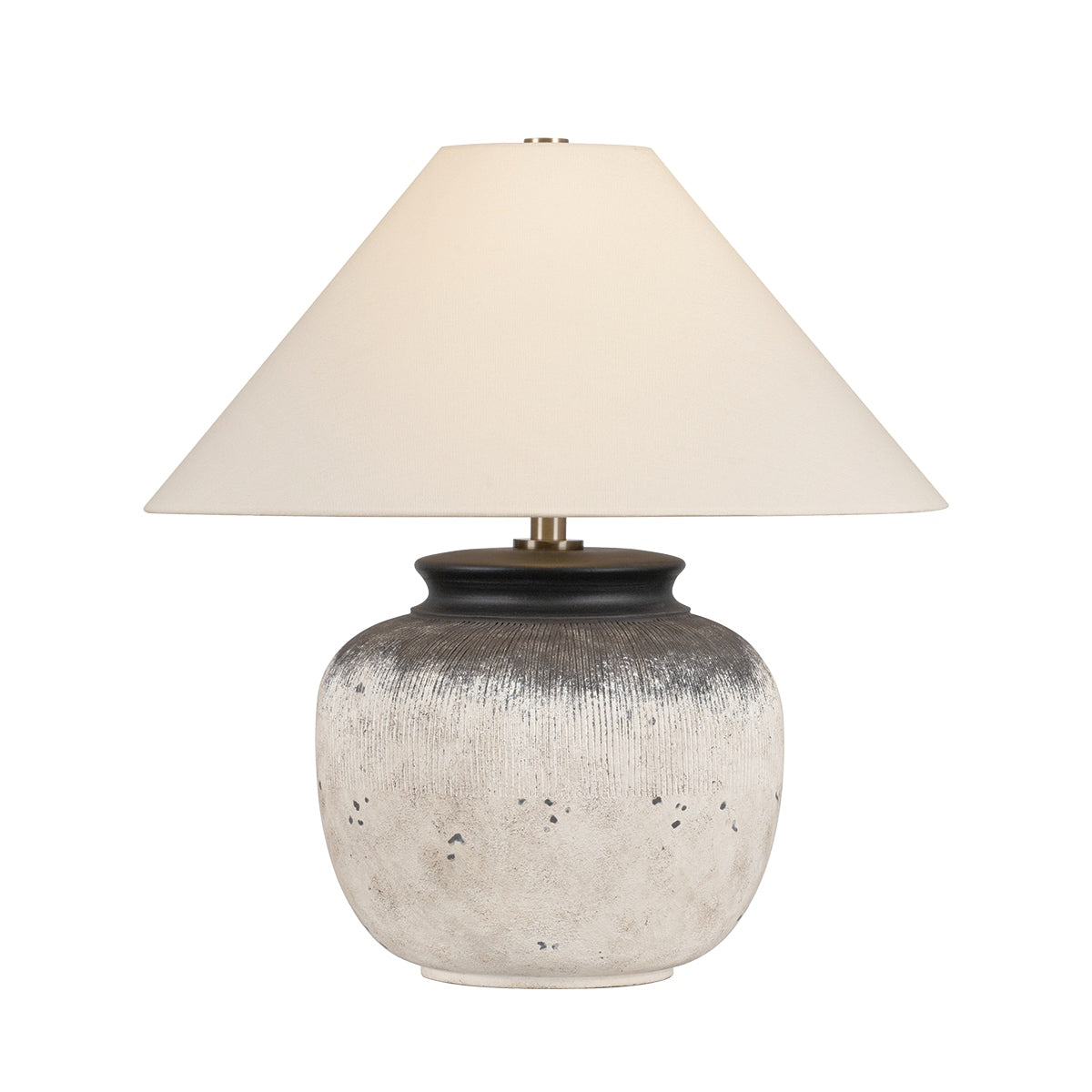 Troy Lighting Canada - PTL1723-PBR/CFH - One Light Table Lamp - Unearthed - Patina Brass
