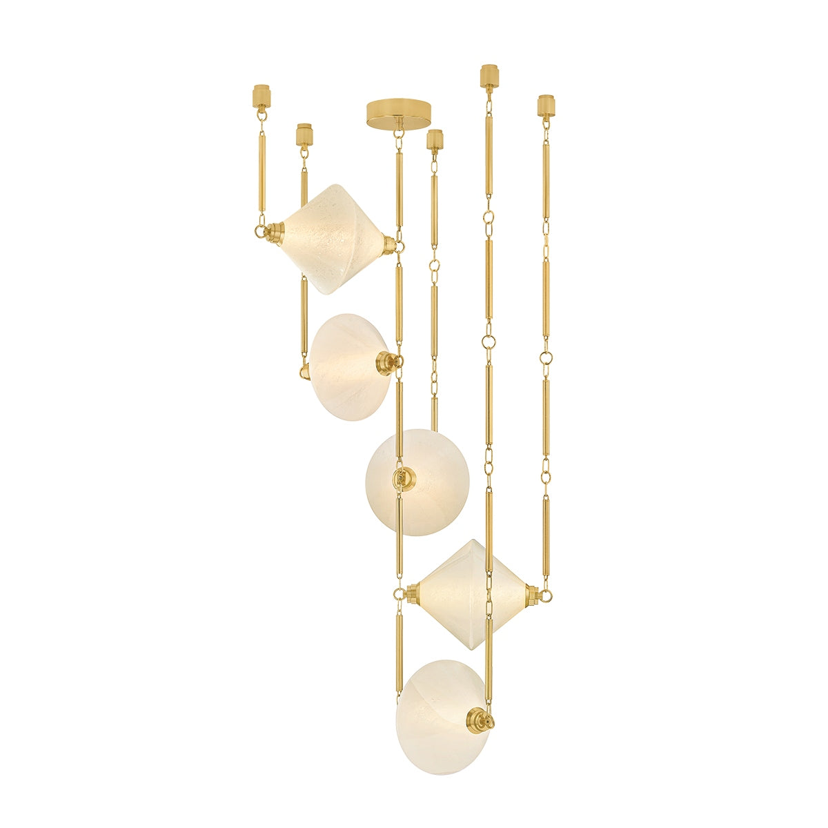 Corbett Lighting Canada - 555-33-VPB - LED Chandelier - Solara - Vintage Polished Brass