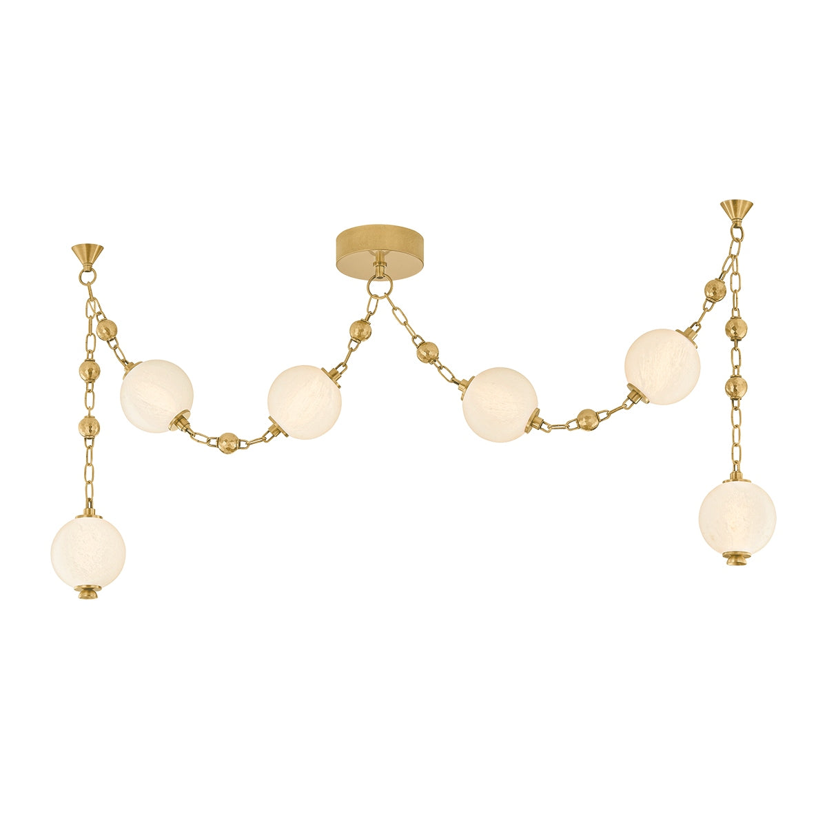 Corbett Lighting Canada - 557-06-VB - LED Linear Pendant - Corda - Vintage Brass