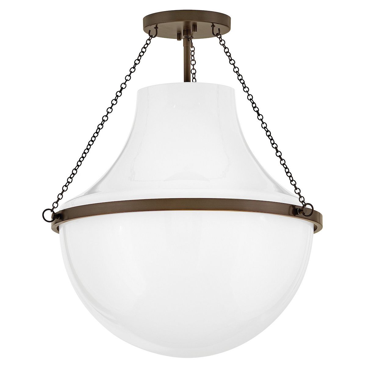 Hinkley Canada - 46893HZ - LED Semi-Flush Mount - Collins - Heritage Bronze