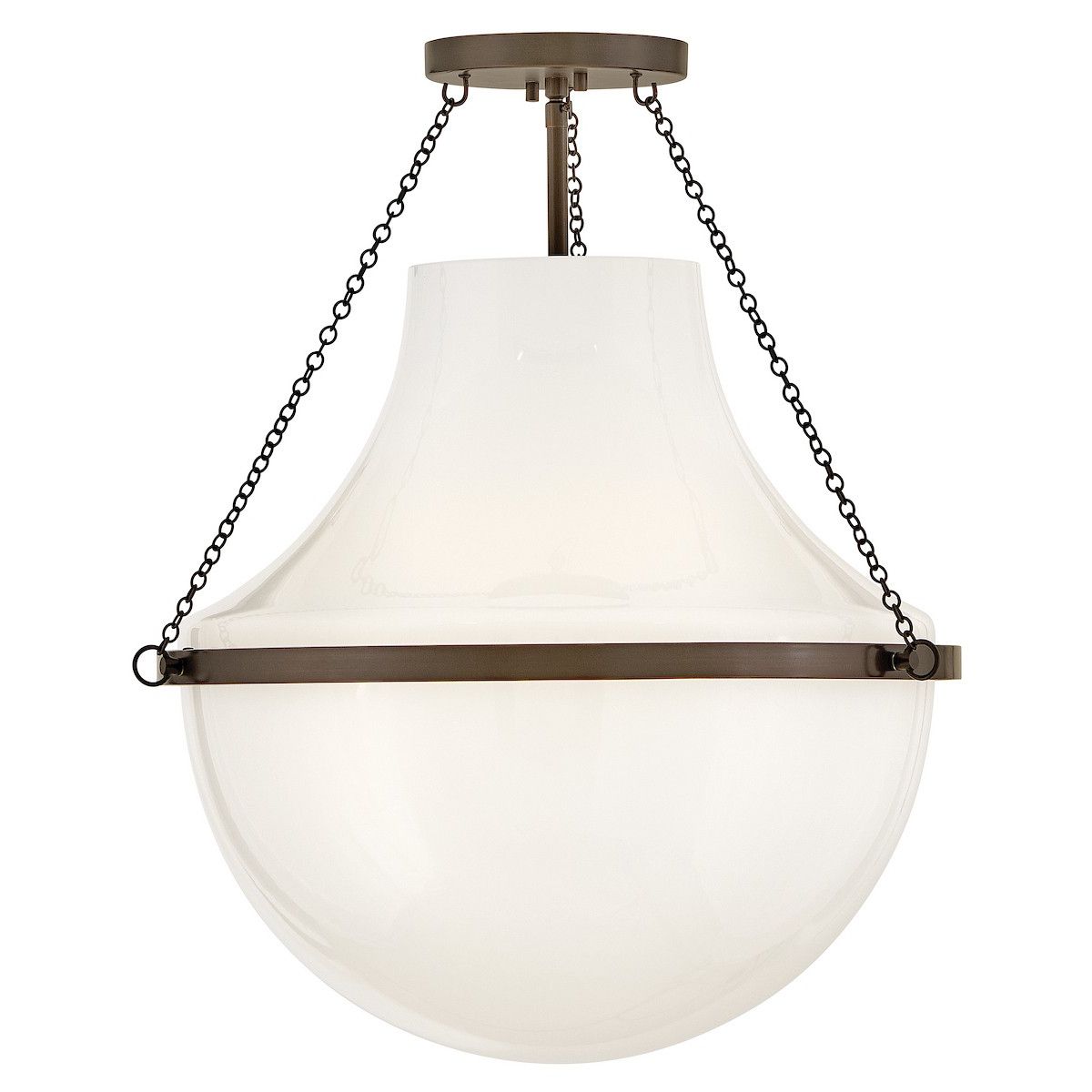 Hinkley Canada - 46893HZ - LED Semi-Flush Mount - Collins - Heritage Bronze