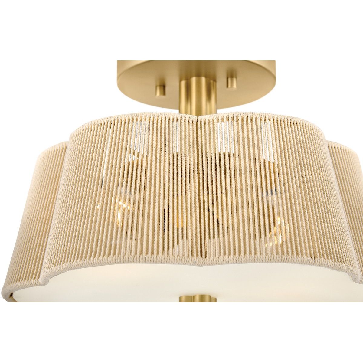 Hinkley Canada - 48581LCB - LED Semi-Flush Mount - Sasha - Lacquered Brass